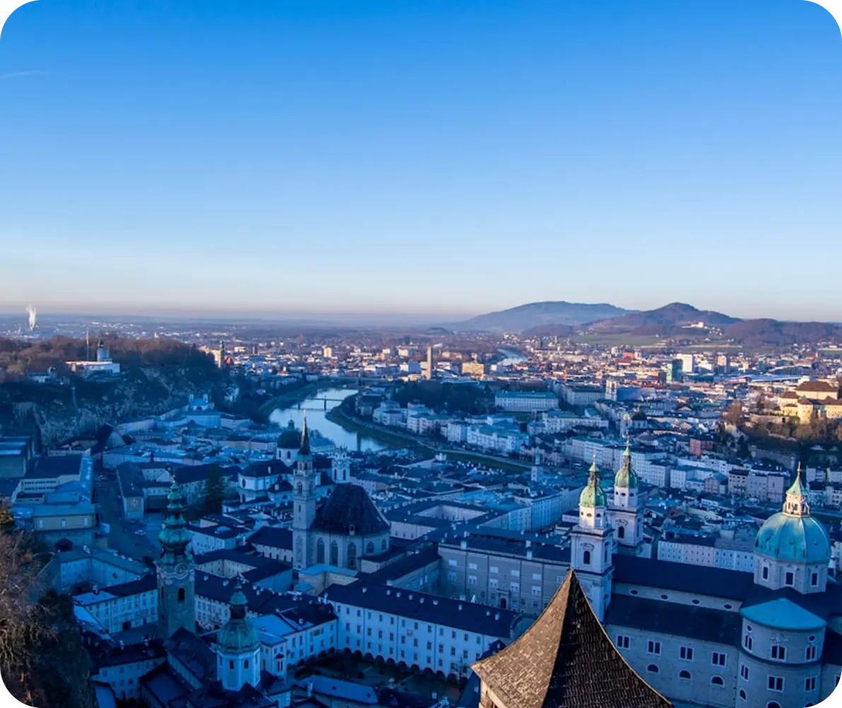 Blick über Salzburg