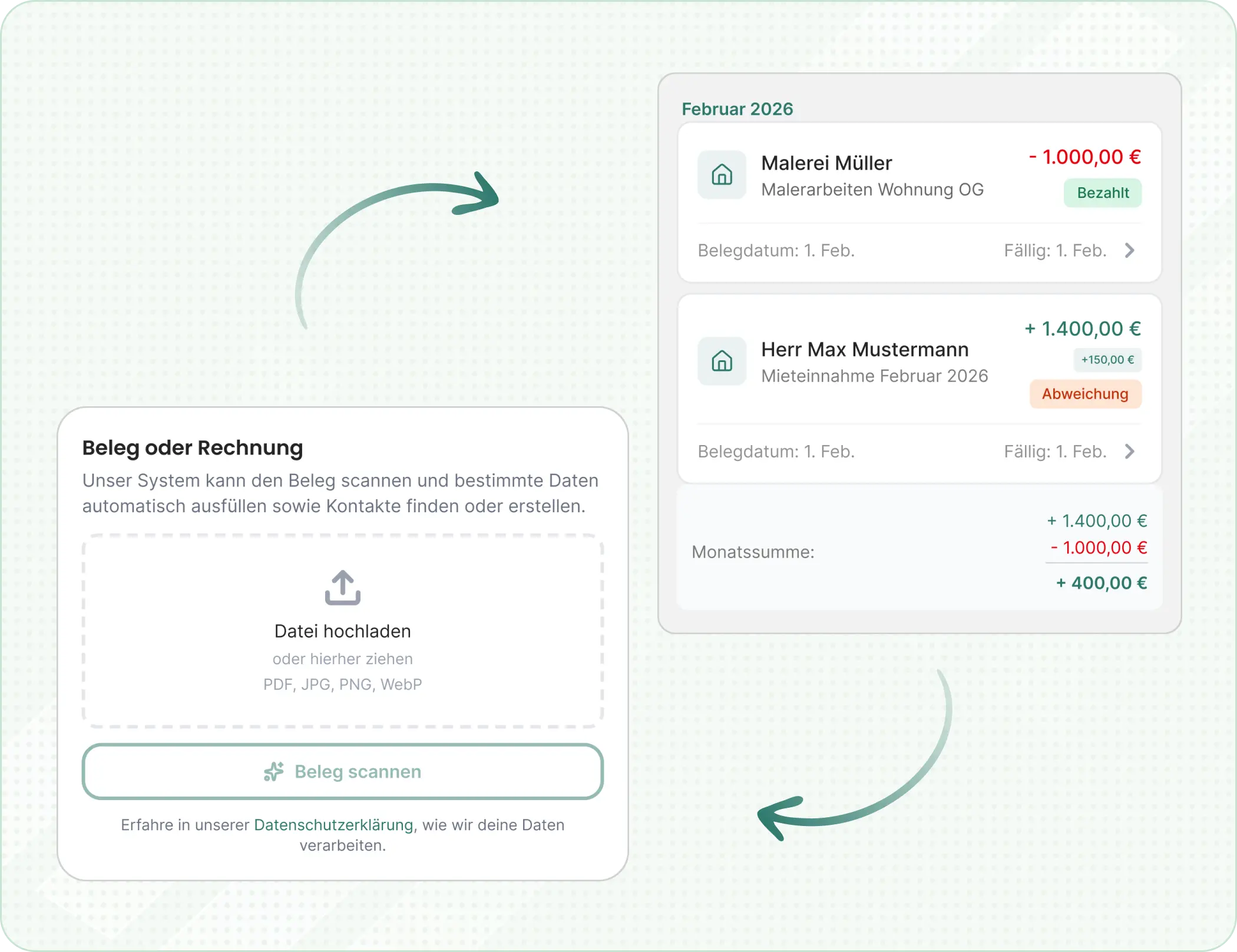 KI-gestützte Belegerkennung in immovio